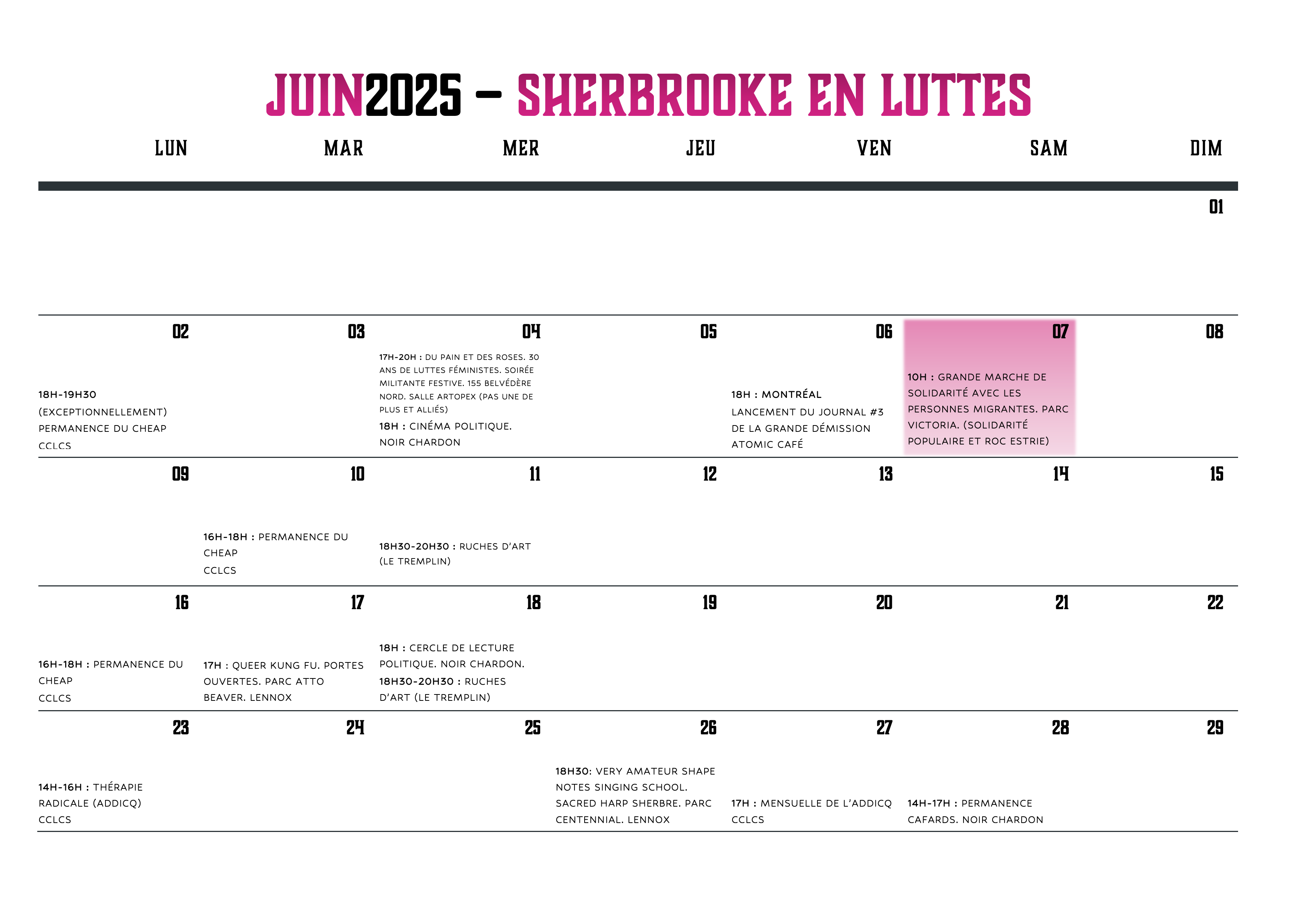 Calendrier